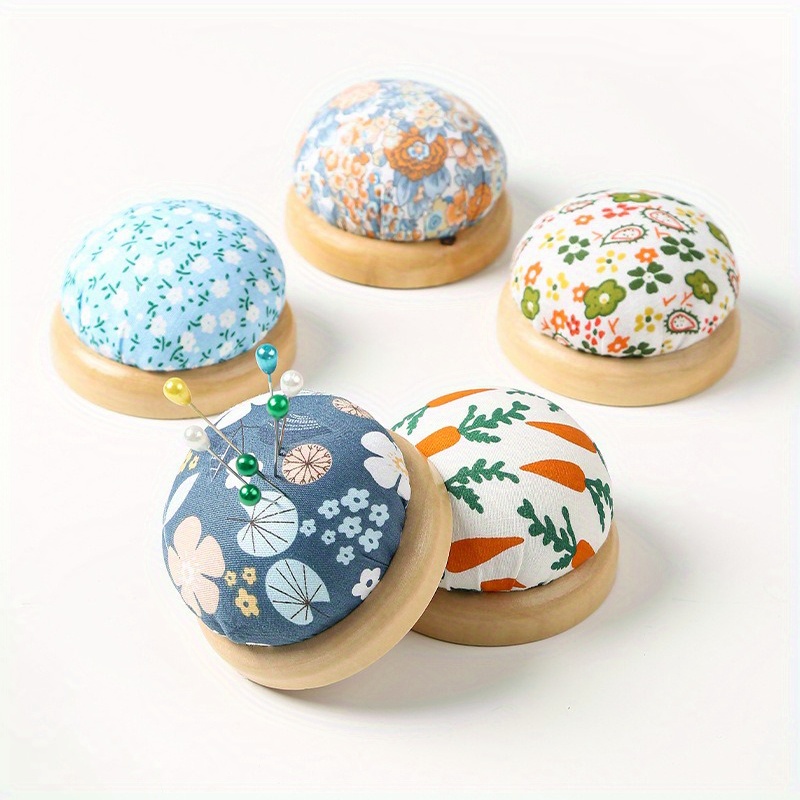 Sewing Pin Cushion - وسادة دبوس خشبية ساحرة للخياطة والتطريز