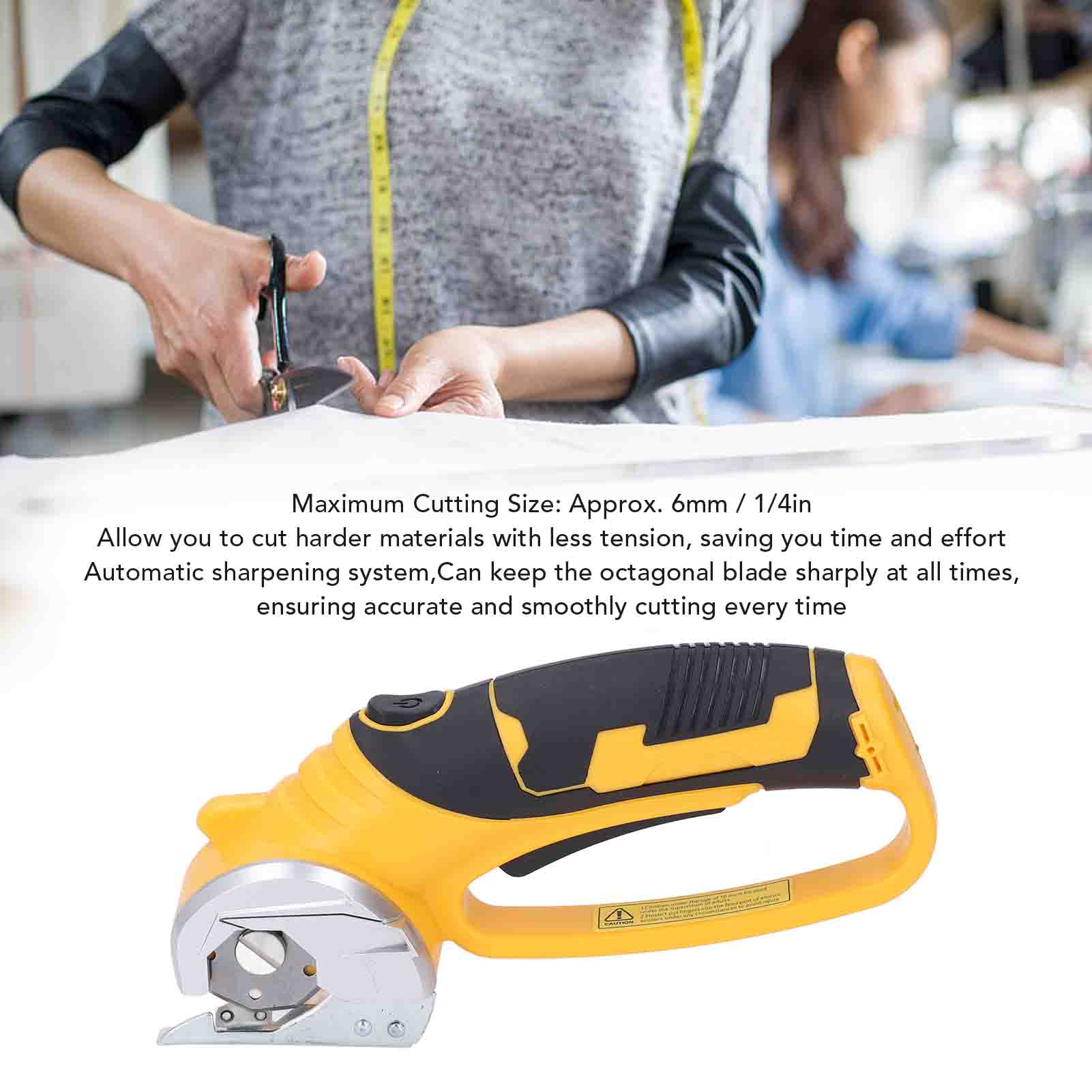 Rotary Cutter Fabric - قاطع كرتون كهربائي لاسلكي، مقص كهربائي
