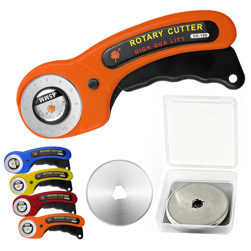 Rotary Cutter Fabric - قاطع قماش دوار بشفرة 45 مم،