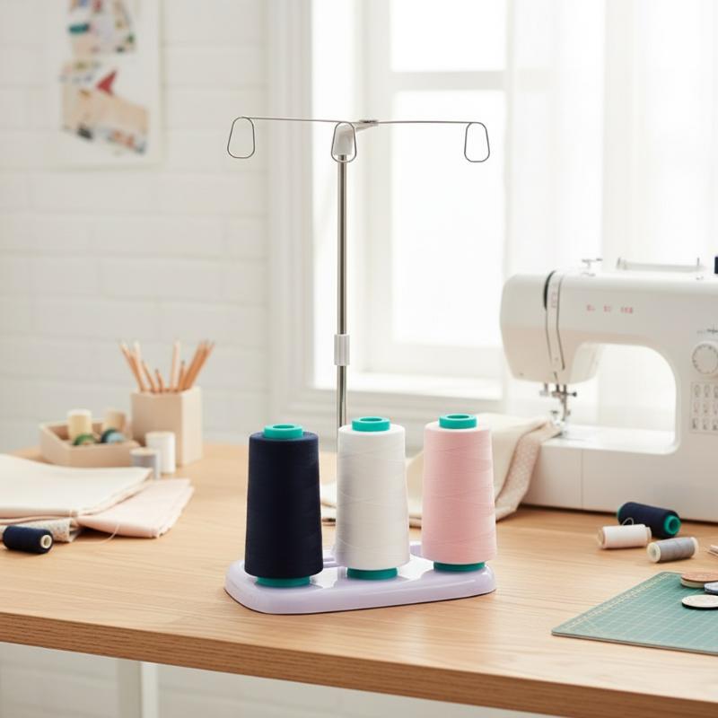Serger Thread Cone - حامل خيط بلاستيكي منزلي على شكل