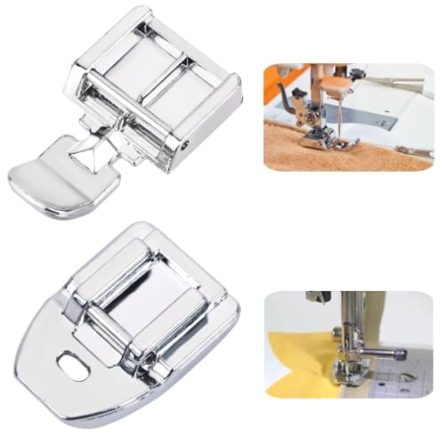 Zipper Foot Presser - طقم قدم ماكينة الخياطة للسحاب يتضمن