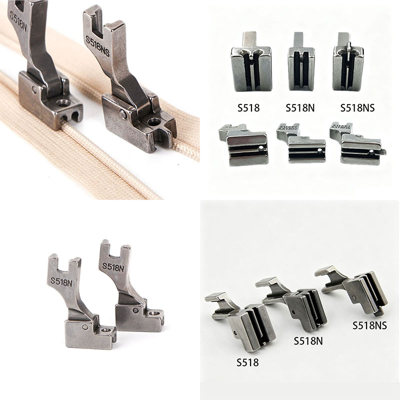 Zipper Foot Presser - S518 S518N S518NS قدم ضاغطة للسحاب