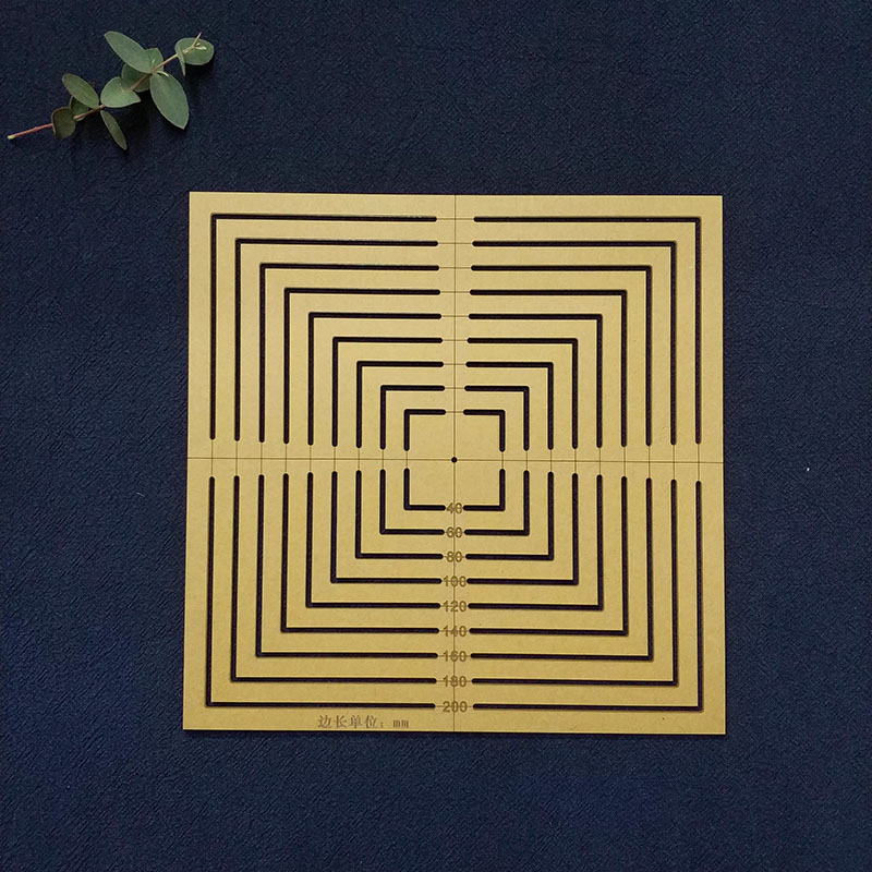 Quilting Ruler Square - طقم تطريز مسطرة أكريليك مربعة الشكل،