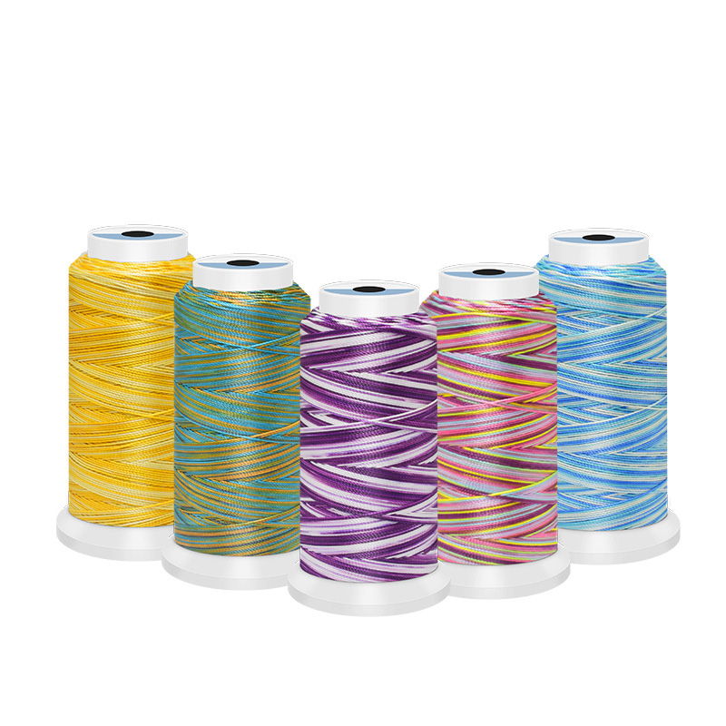 Sewing Thread In Textile - 0.5/0.8/1 مللي متر البوليستر ألوان قوس