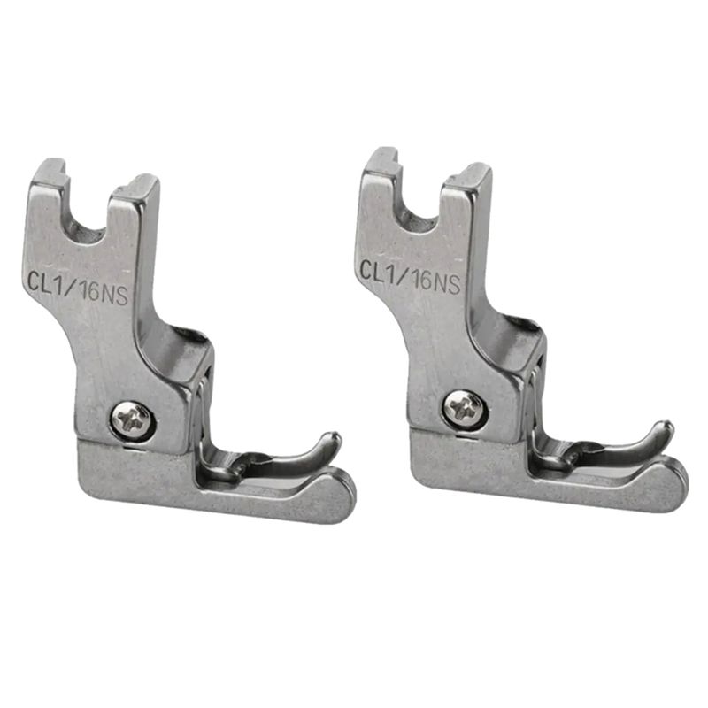 Zipper Foot Presser - AEE8-2Pcs قدم ضاغطة ضيقة للماكينات الصناعية