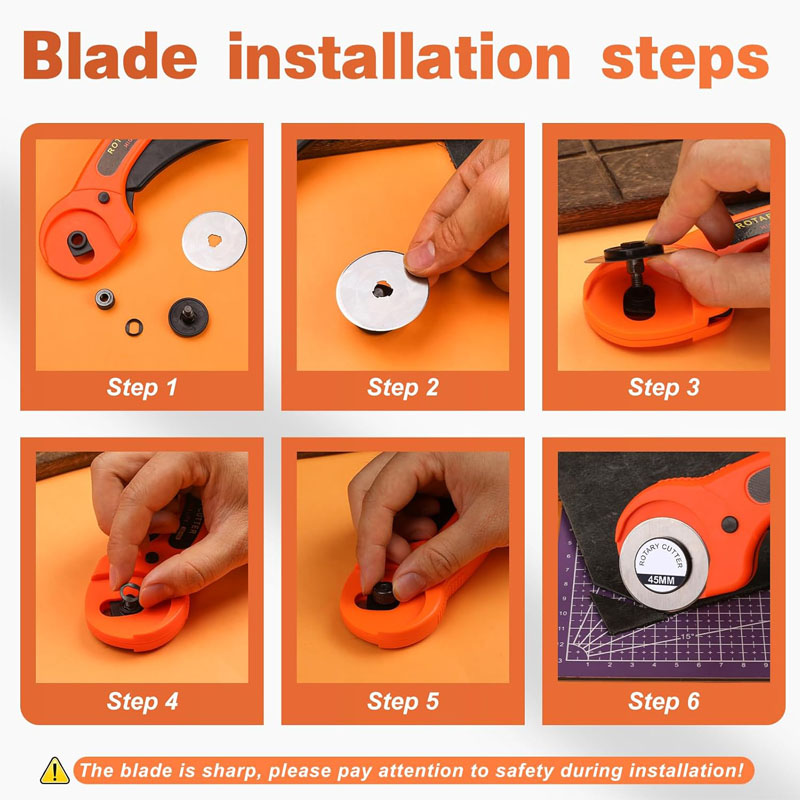 قاطع قماش دوار بشفرة 45 مم، أد - مراجعة Rotary Cutter Fabric وسعره