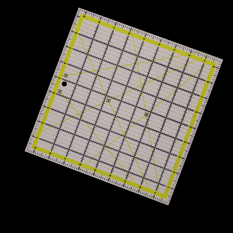 4 قطعة مساطر خياطة اللحف الأكر - مراجعة Quilting Ruler Square وسعره