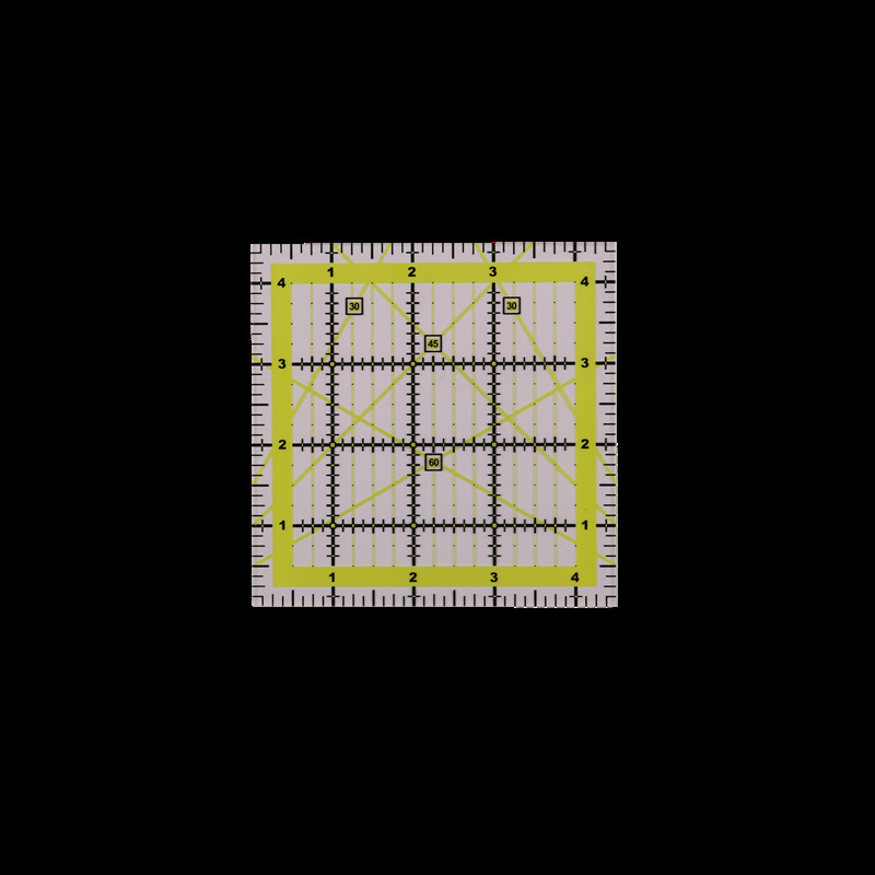4 قطعة مساطر خياطة اللحف الأكر - مراجعة Quilting Ruler Square وسعره