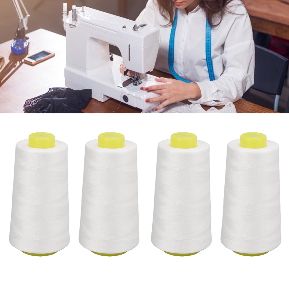 4 قطع من خيوط السيرجر بطول 300 - مراجعة Serger Thread Cone وسعره