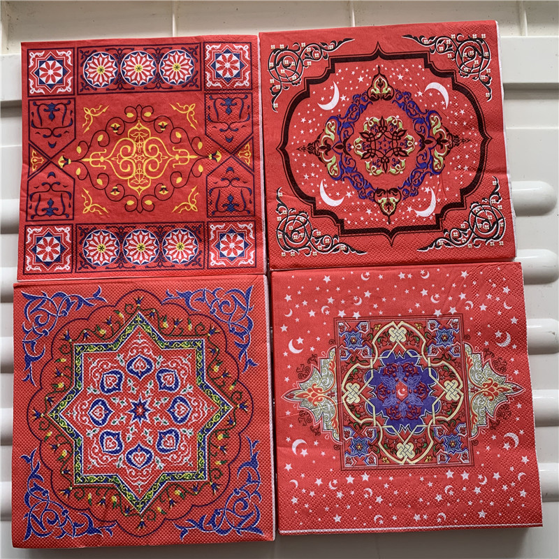 Decoupage المناديل الورقية الأ - مراجعة Pattern Tissue Paper وسعره