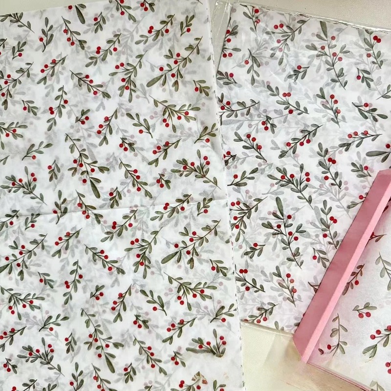 30 قطعة/10 قطع ورق تغليف رقيق  - مراجعة Pattern Tissue Paper وسعره