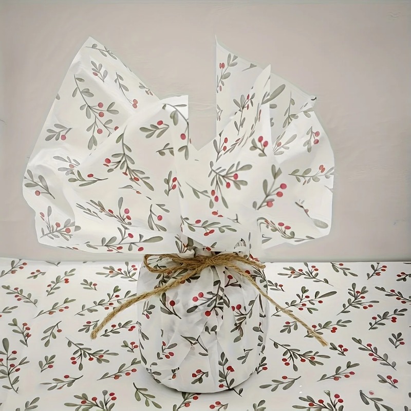 30 قطعة/10 قطع ورق تغليف رقيق  - مراجعة Pattern Tissue Paper وسعره