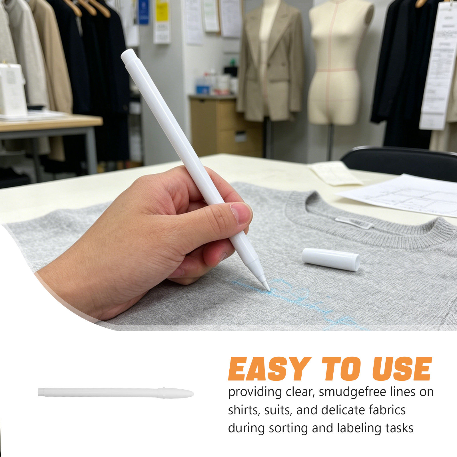10 قطع من أقلام تحديد الأقمشة  - مراجعة Sewing Label وسعره