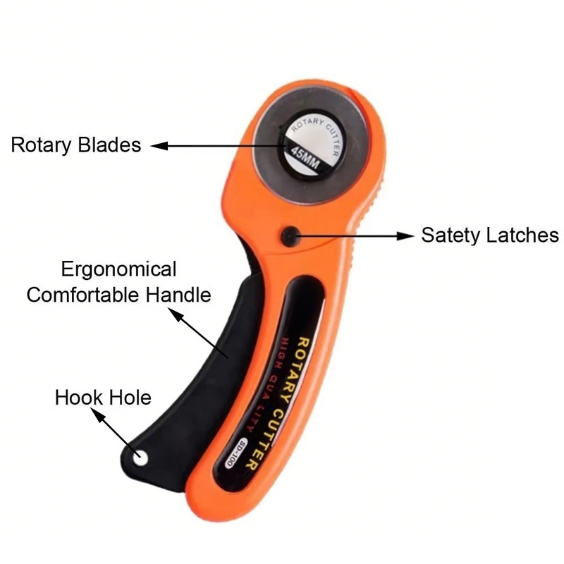 45 مللي متر الأسطوانة عجلة سكي - مراجعة Rotary Cutter Fabric وسعره