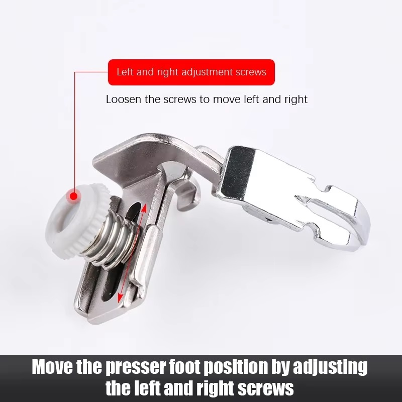 قطعة واحدة قدم ضاغطة لماكينة ا - مراجعة Zipper Foot Presser وسعره
