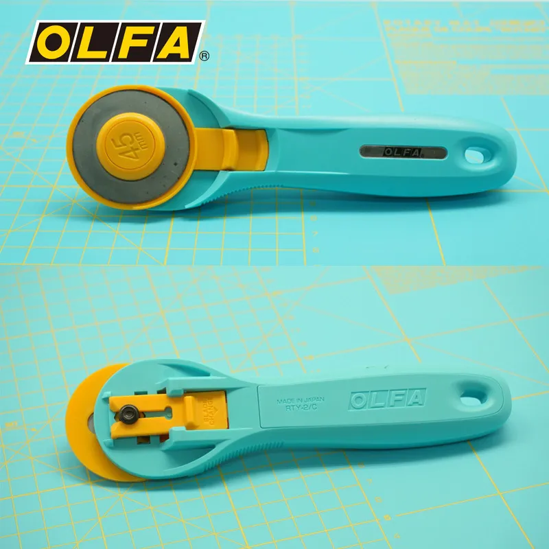 Olfa الروتاري Pinkle قطع شفرة  - مراجعة Rotary Cutter Fabric وسعره