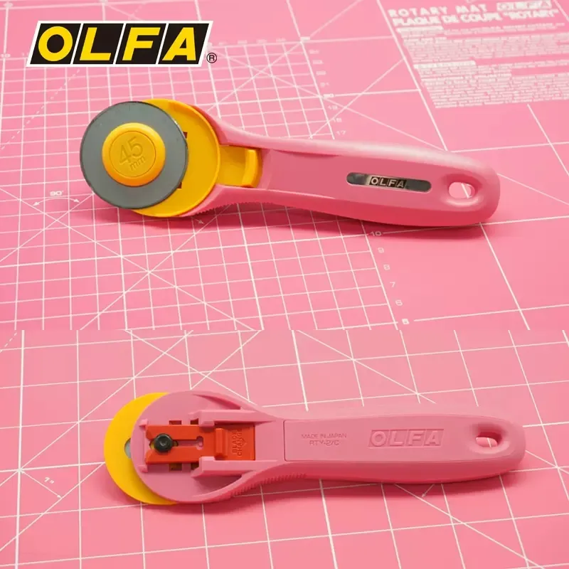 Olfa الروتاري Pinkle قطع شفرة  - مراجعة Rotary Cutter Fabric وسعره