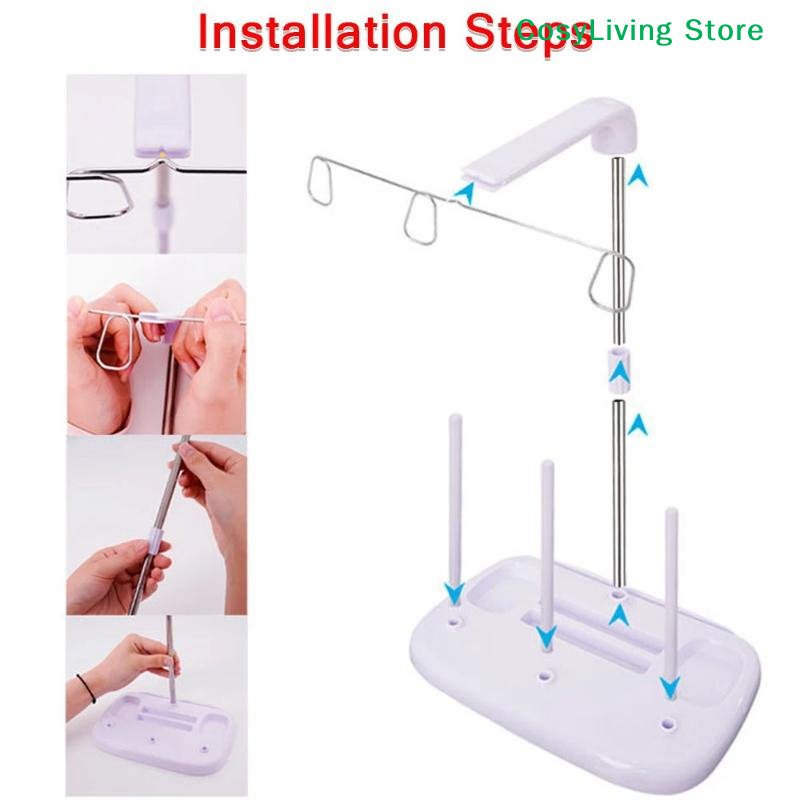 حامل خيوط بلاستيكي متين على شك - مراجعة Serger Thread Cone وسعره