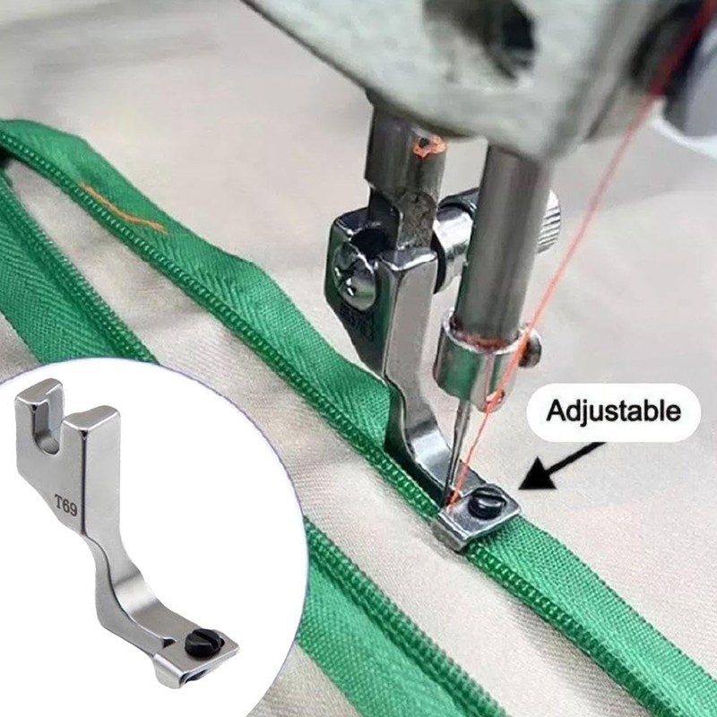 【HGPA】T69 قابل للتعديل سستة غي - مراجعة Zipper Foot Presser وسعره