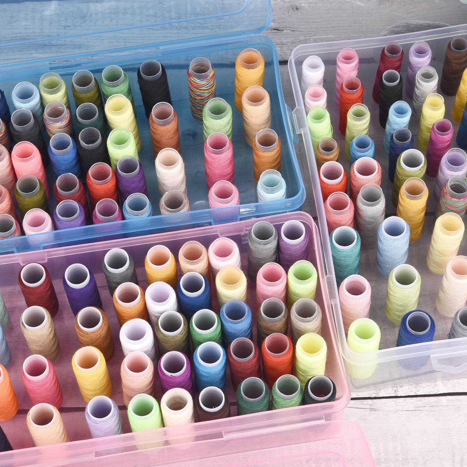 42 محور خيوط الخياطة صندوق بكر - مراجعة Sewing Tas وسعره