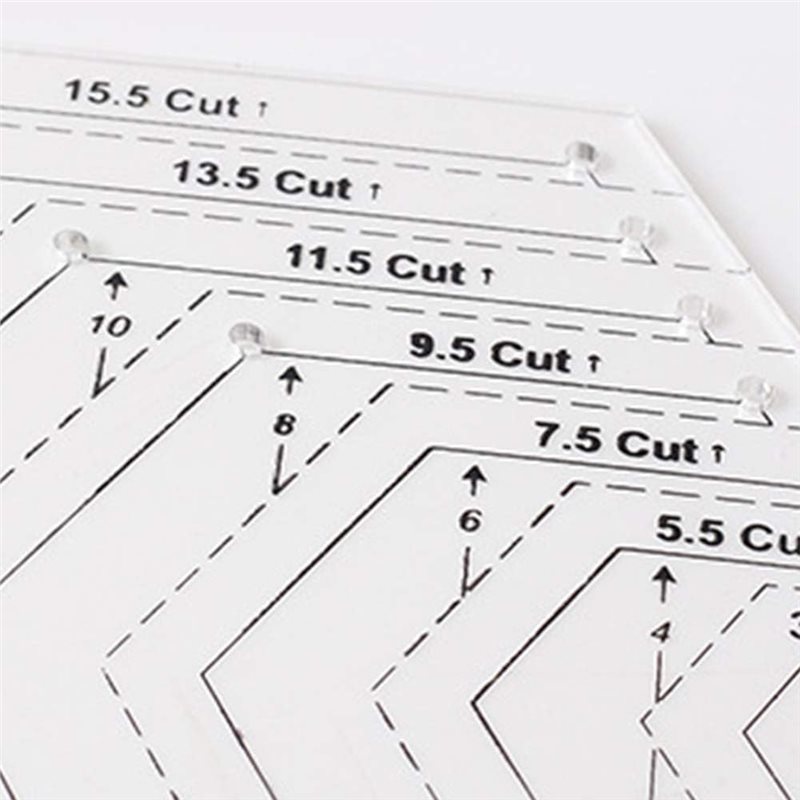 مجموعة مساطر الخياطة A25F-4 قط - مراجعة Quilting Ruler Square وسعره