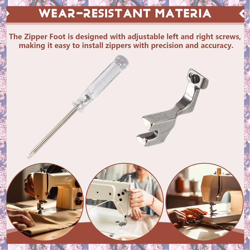 أحدث صيحات 2025: قدم ضاغطة قاب - مراجعة Zipper Foot Presser وسعره