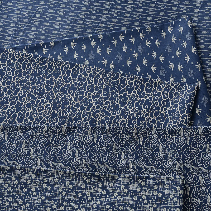 145X50cm ريترو نمط القطن الخيا - مراجعة Textile Sewing Patterns وسعره