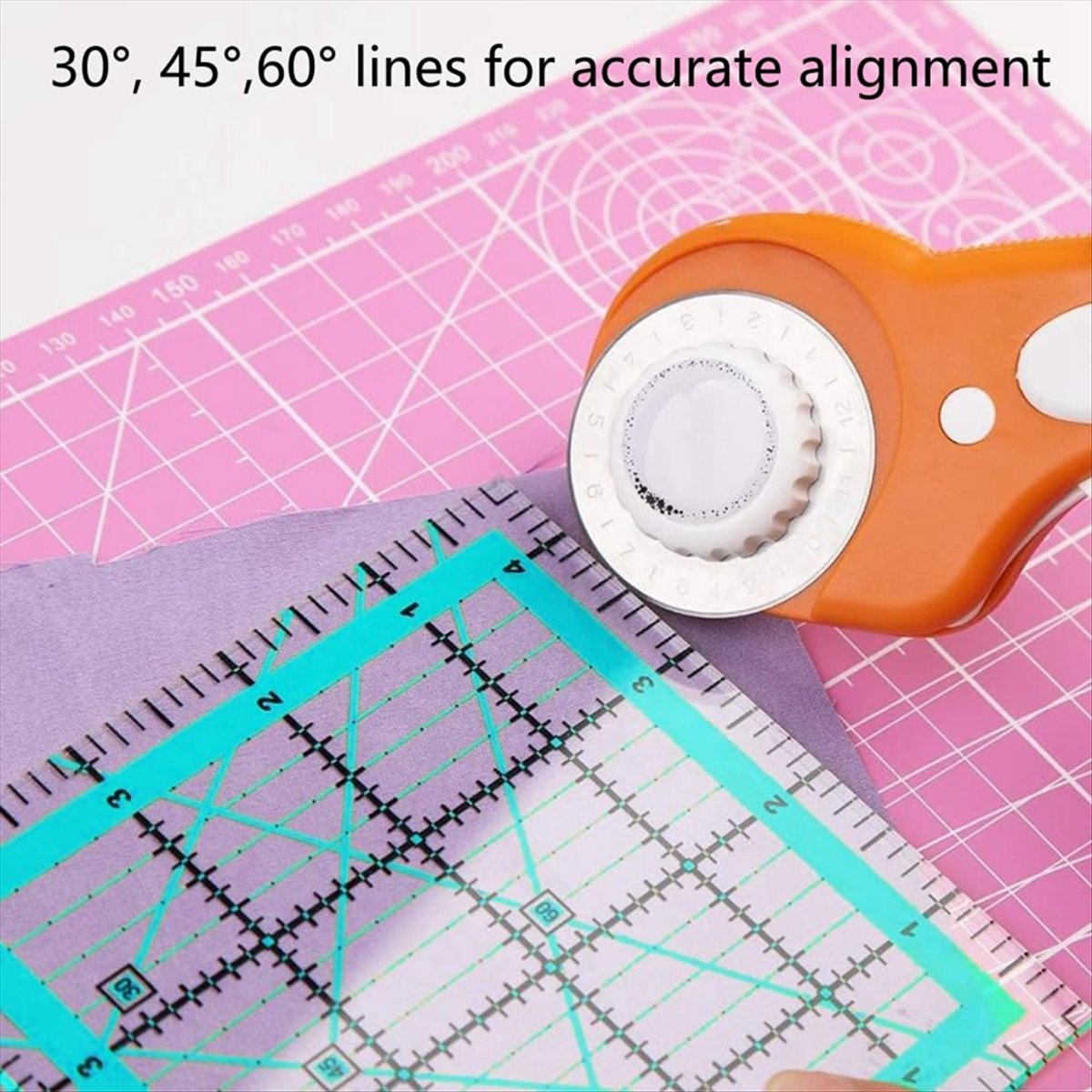 مجموعة من 4 قطع مساطر للحياكة، - مراجعة Quilting Ruler Square وسعره