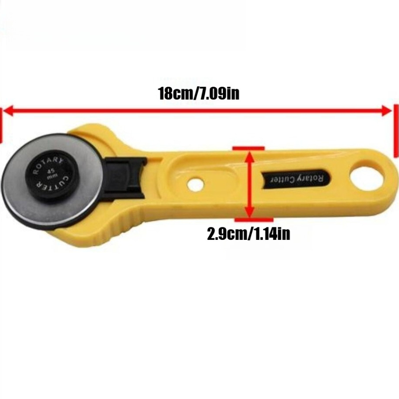 مجموعة قواطع دوارة 1.1 بوصة/28 - مراجعة Rotary Cutter Fabric وسعره