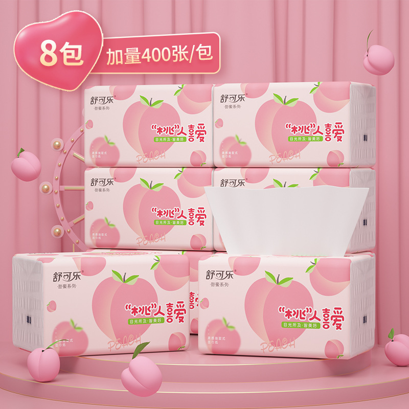 مناديل وجه بنمط الخوخ اللطيف،  - مراجعة Pattern Tissue Paper وسعره