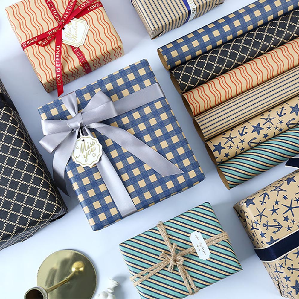 الأزرق شبكة التفاف الرجعية هدي - مراجعة Pattern Tissue Paper وسعره