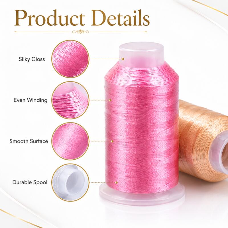 خيط شراشيب عمودي 150D/2 جدائل، - مراجعة Sewing Thread In Textile وسعره