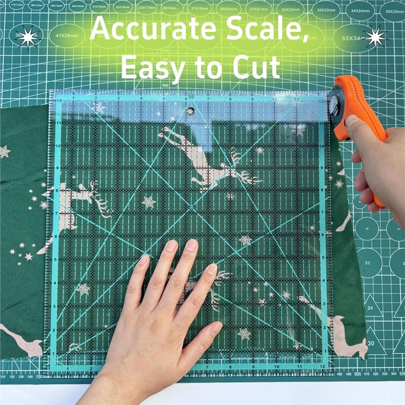 A25F-أزرق، مجموعة مساطر قياس ا - مراجعة Quilting Ruler Square وسعره