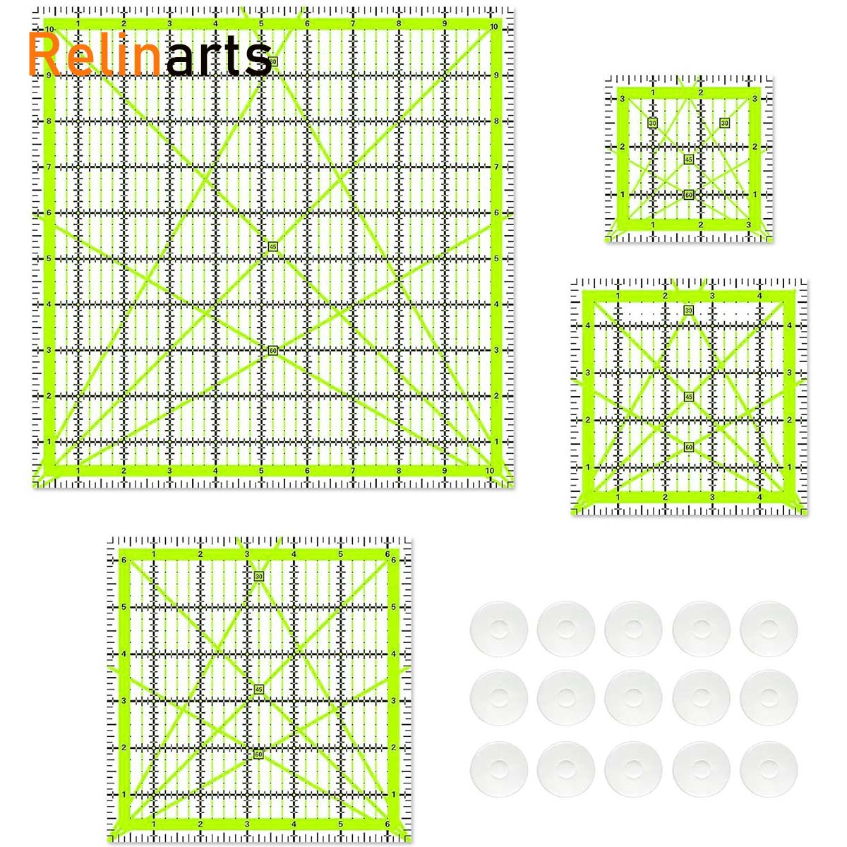 مجموعة مساطر خياطة مربعة من ال - مراجعة Quilting Ruler Square وسعره