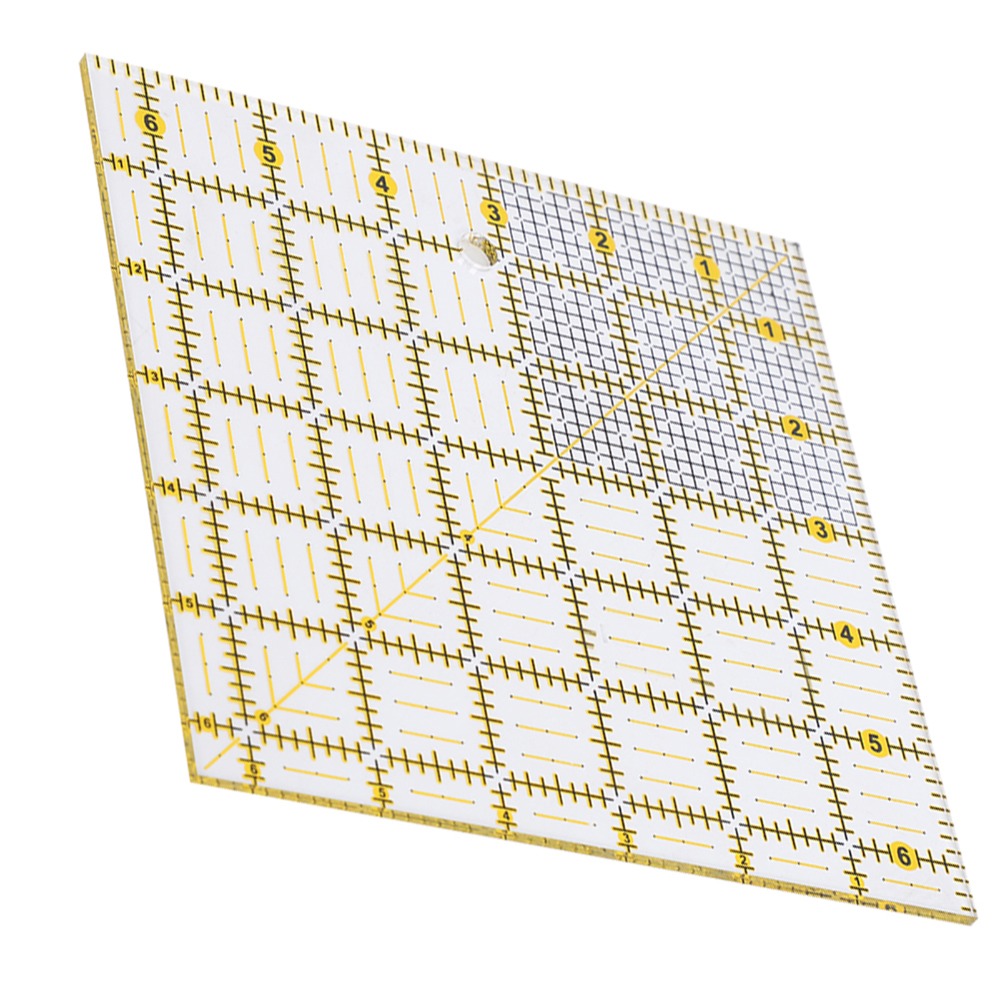 مسطرة تطريز مربعة متينة مقاس 6 - مراجعة Quilting Ruler Square وسعره