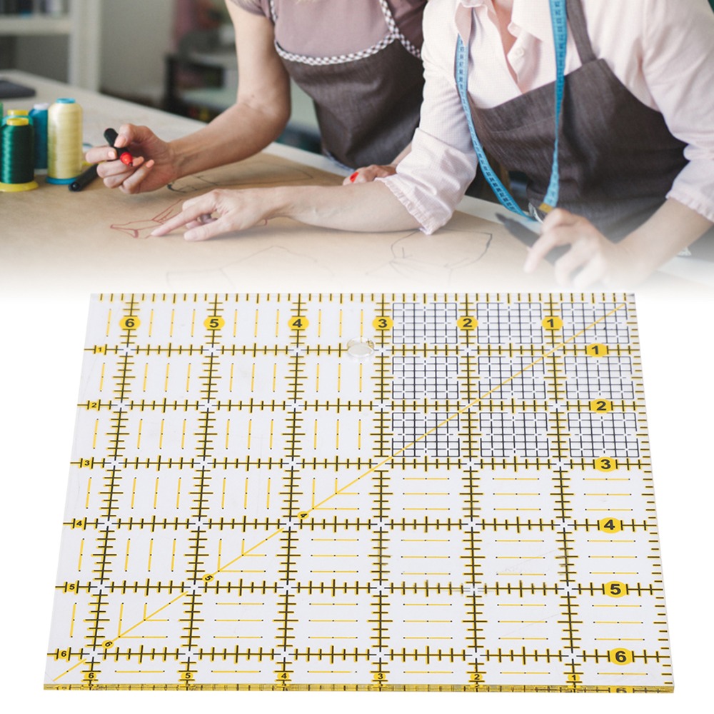 مسطرة تطريز مربعة متينة مقاس 6 - مراجعة Quilting Ruler Square وسعره