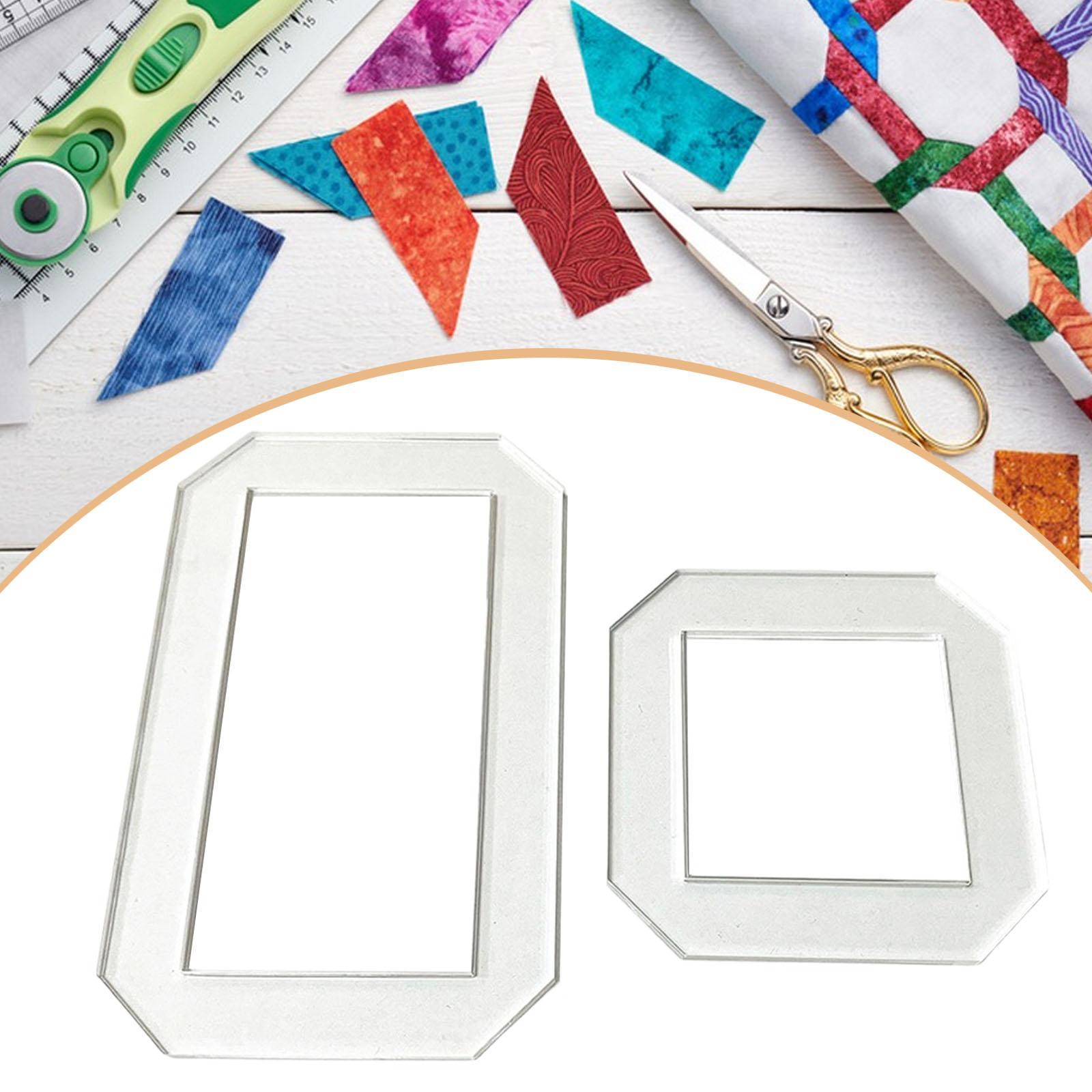 قطعتان من قوالب الحياكة، مساطر - مراجعة Quilting Ruler Square وسعره