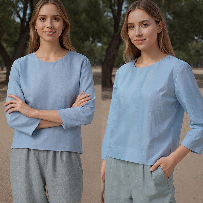 أنماط الخياطة لبلوزة الكتان ال - مراجعة Textile Sewing Patterns وسعره