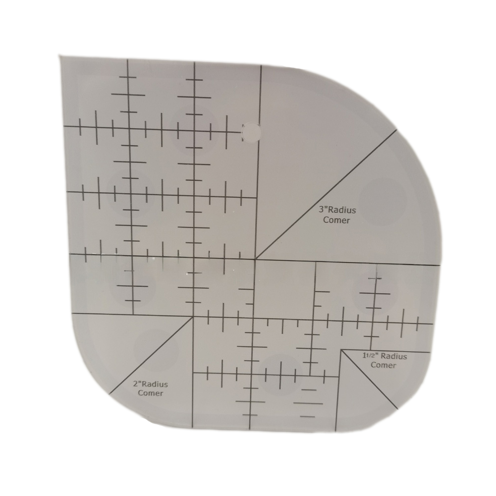 مسطرة تفصيل مربعة من الأكريليك - مراجعة Quilting Ruler Square وسعره